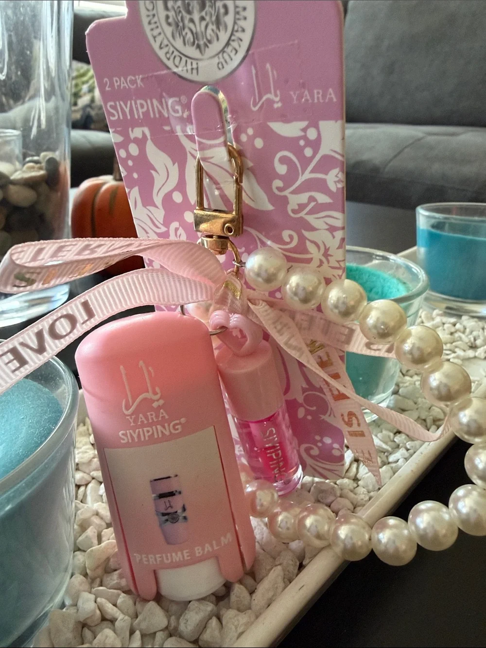 YARA Bag Charm w/Lip Oil